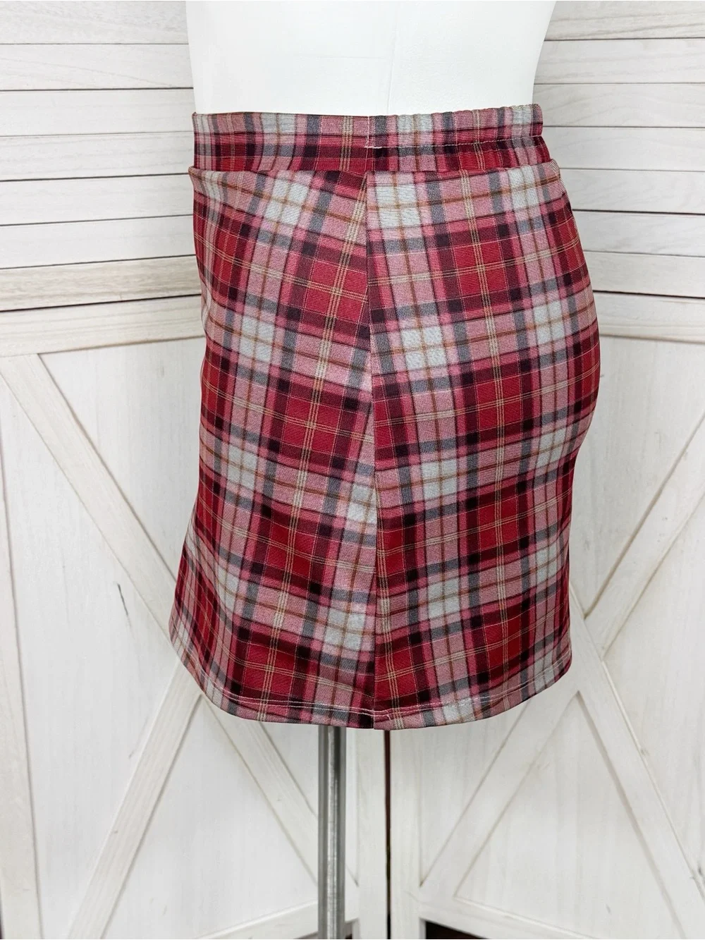 HALARA plaid skort